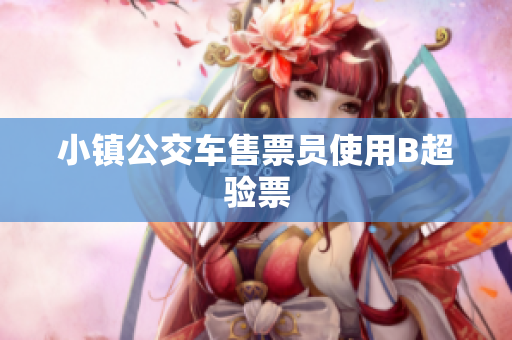 小镇公交车售票员使用B超验票