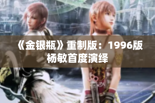 《金银瓶》重制版：1996版杨敏首度演绎